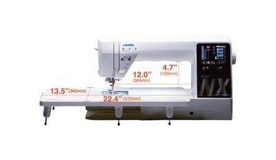 Juki HZL-NX7 Kirei 351Stitch 12 Inch Arm Computer Sewing Quilting Machine - Image 21