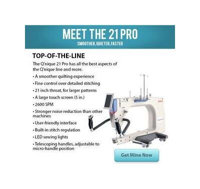Grace New Qnique 21 Inch PRO Longarm Quilting Machine - Image 23