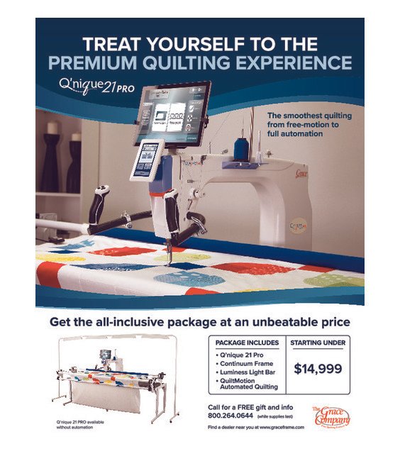 Grace New Qnique 21 Inch PRO Longarm Quilting Machine - Image 31