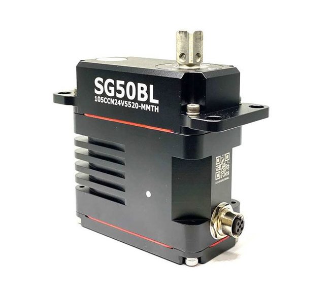 Hitec SG Series Waterproof Brushless Steel Gear Electric Rotary Actuator - Image 1