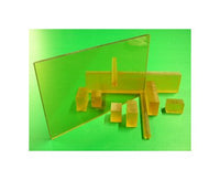 Amber PSU Polysulfone Sheet - 24x48 in, .500 in Thickness