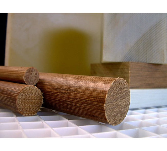 NEMA LE Linen Phenolic Rod Natural - Image 1