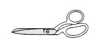 Diamond Needle Corp. 661 LH 8 Inch Left-Handed Dressmaker Shears Knife Edge