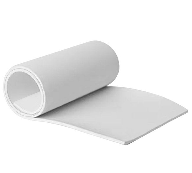White FDA Nitrile Rubber Sheet - 1/4 x 48 in - Image 1