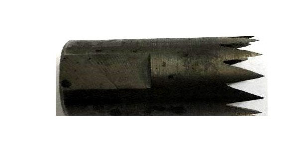 5/8 Inch (in) Diameter Side Vented Round Toothed Punch - Image 1