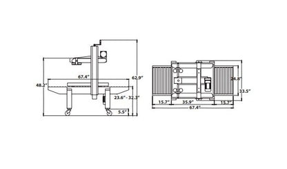 Industrial Strength Case Taper with Top and Side Belt Sealing - Image 2