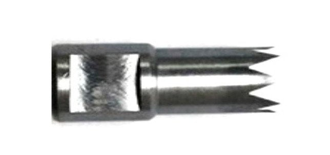3/8 Inch (in) Diameter Side Vented Round Toothed Punch - Image 1
