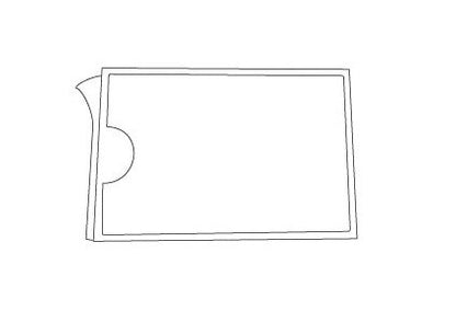 Adhesive Vinyl Pouch Tag Pocket - Image 2