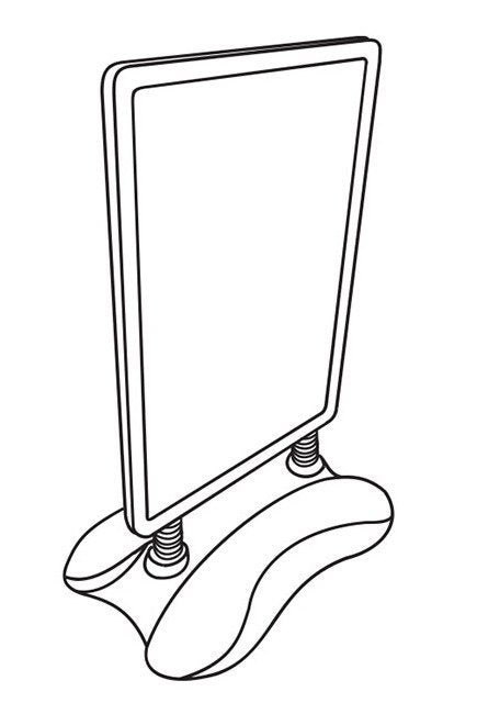 Heavy-Duty Spring Base Sign Holder - Image 2