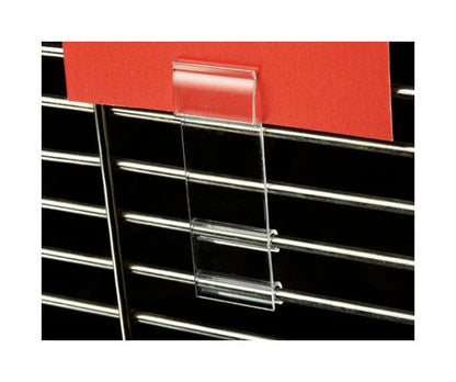 Wire Grid Sign Holder for Standard Power Wing Fixtures - Image 1