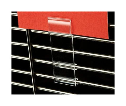 Wire Grid Sign Holder for Standard Power Wing Fixtures - Image 1