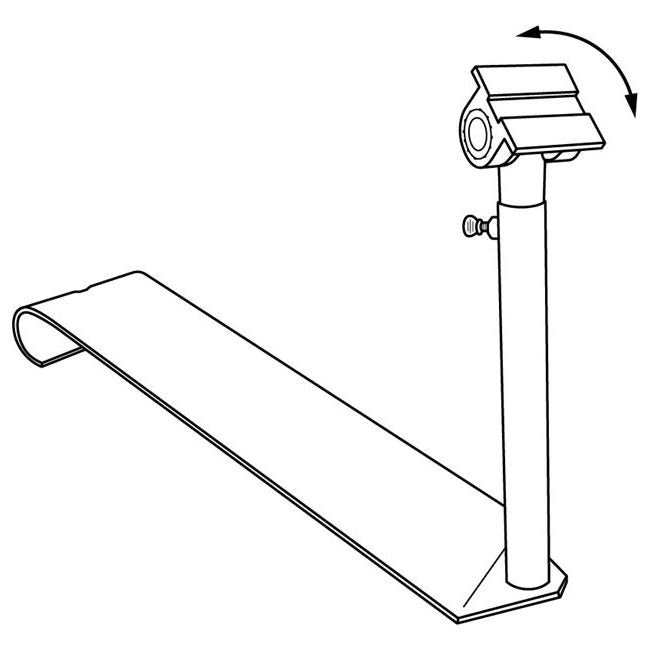 Adjustable Sloping Base Track Sign Holder - Image 2