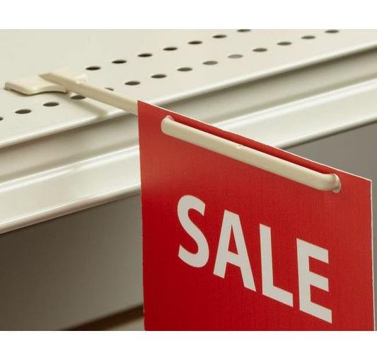 Perforated Shelf Flag Sign Holder - Image 1