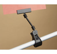 Heavy Duty Clip-On Extended Knuckle Sign Holder - Black Color