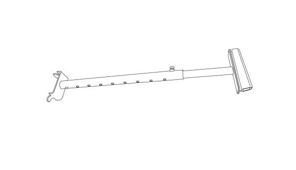 Adjustable Telescopic Gondola Aisle Holder - Image 2
