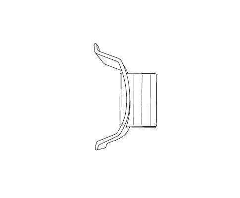 Flag Sign Holder with Standard Style Price Channel Gripper - Image 2