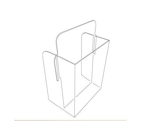 Portable Fold-Up Literature Box Stand - Image 2