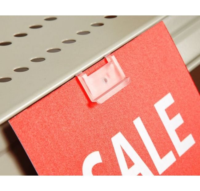 Self-Piercing Shelf Sign Holder - Image 1