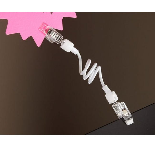 Swivel Clip-On Double Sign Holder Wire - Image 1