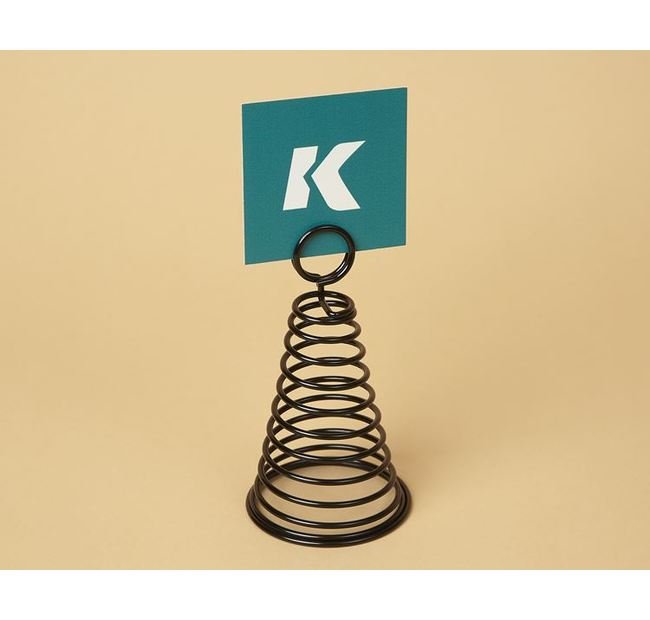 Spiral Cone Card Holder Stand - Image 1
