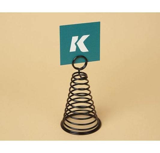 Spiral Cone Card Holder Stand - Image 1