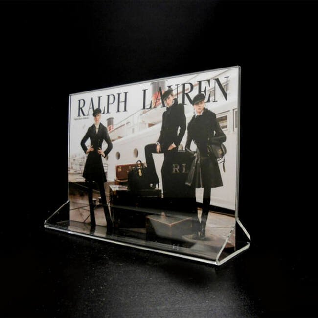Megastore 7x5 Acrylic Top Loading Sign Holder - Image 1