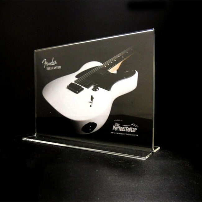 7x5 Acrylic Bottom Loading Sign Holder - Image 1