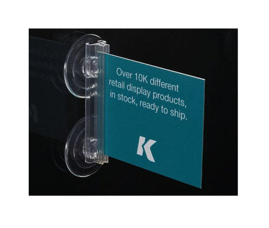 Double Suction Cup Flag Gripper for Secure Sign Mounting - Image 1