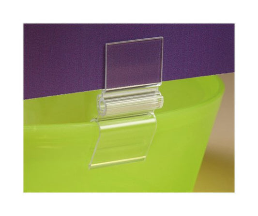 Ratchet-Style Deli Sign Clip - Sign & Literature Holder - Image 1