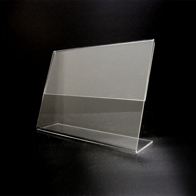 6x4 Acrylic Slant Back Display Sign Holder - Image 3