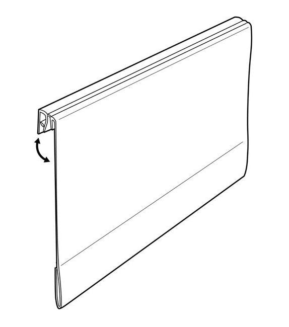 Universal PVC Hinged Covered-Face Sign Holder - Image 2