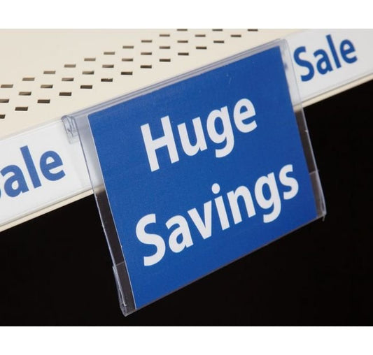 Universal PVC Hinged Covered-Face Sign Holder - Image 1