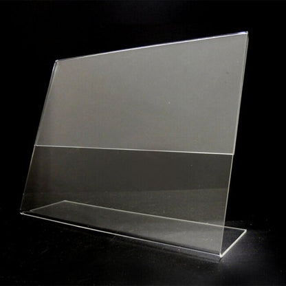 Megastore 11x8.5 Acrylic Slant Back Sign Holder - Image 3