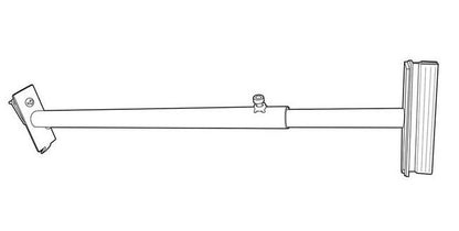 Telescopic Gripper Aisle Sign Holder - Gondola - Image 2