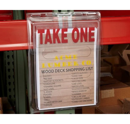 Outdoor Literature Holder with Take-One Feature - Image 1