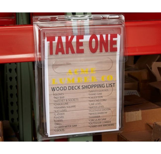 Outdoor Literature Holder with Take-One Feature - Image 1