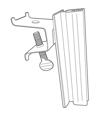 Channel Mount Gripper Sign Holder - Up to 0.100" Grip Capacity - Image 2