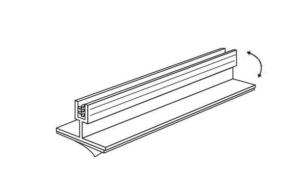 22" Hinged Gripper Sign Holder - Image 2