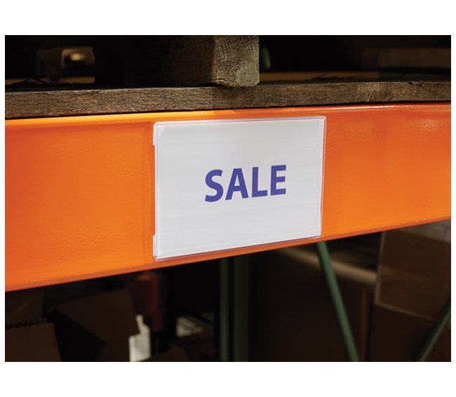 Clear Face Channel Adhesive Strip for Sign Display - Image 1