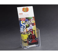 Clear Crystal Styrene Single-Pocket Literature Holder