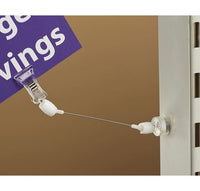 Clear Magnetic Clip-On Knuckle Wire Sign Holder