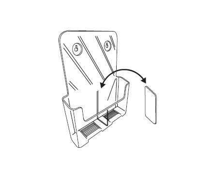 VersaDouble Winged Back Literature Holder - Image 2
