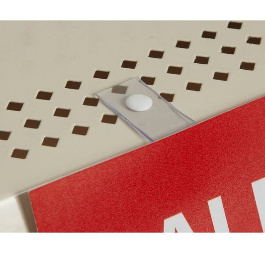 Flush Sign Holder Adhesive Shelf Attachment - Image 1