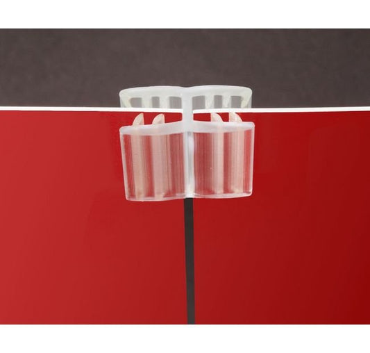 3" Gripper 'H' Sign Holder for Wire Fixtures - Image 1
