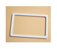 White Plastic K-Frame Sign Holder - 7x5.5"