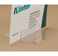 Clear Styrene Table Top Card Holder
