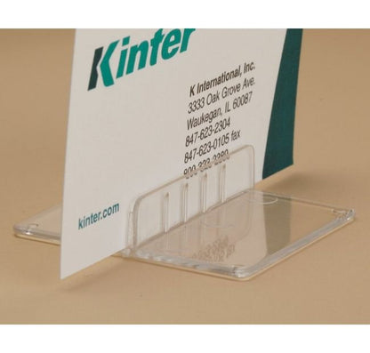 Clear Styrene Table Top Card Holder - Image 1