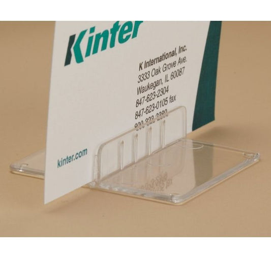 Clear Styrene Table Top Card Holder - Image 1