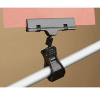 Black Spring Clip-On Knuckle Sign Holder