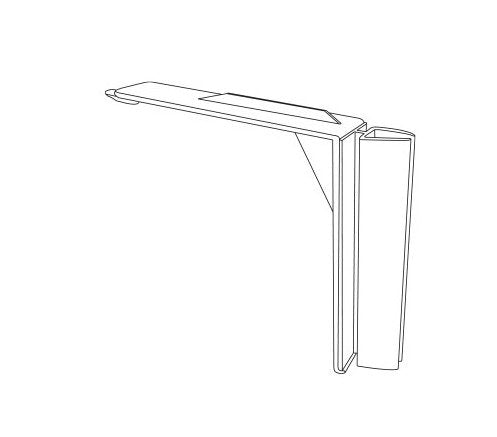 Snap-On Plastic K-Frame Shelf Holder - Image 2